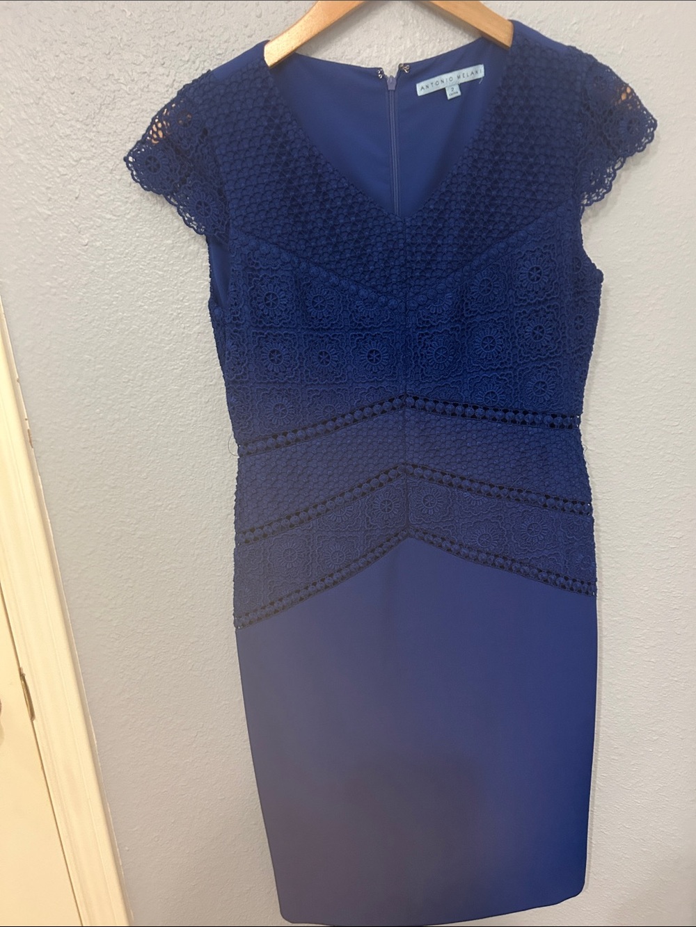 Antonio Melani Blue Lace Dress